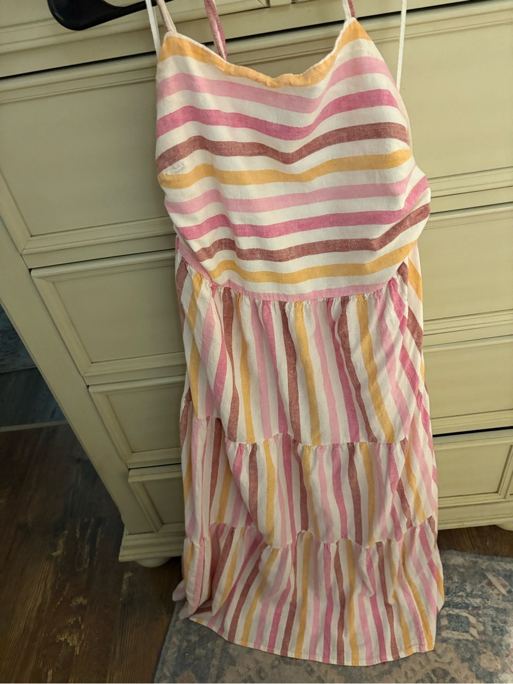 Multi stripe summer dress